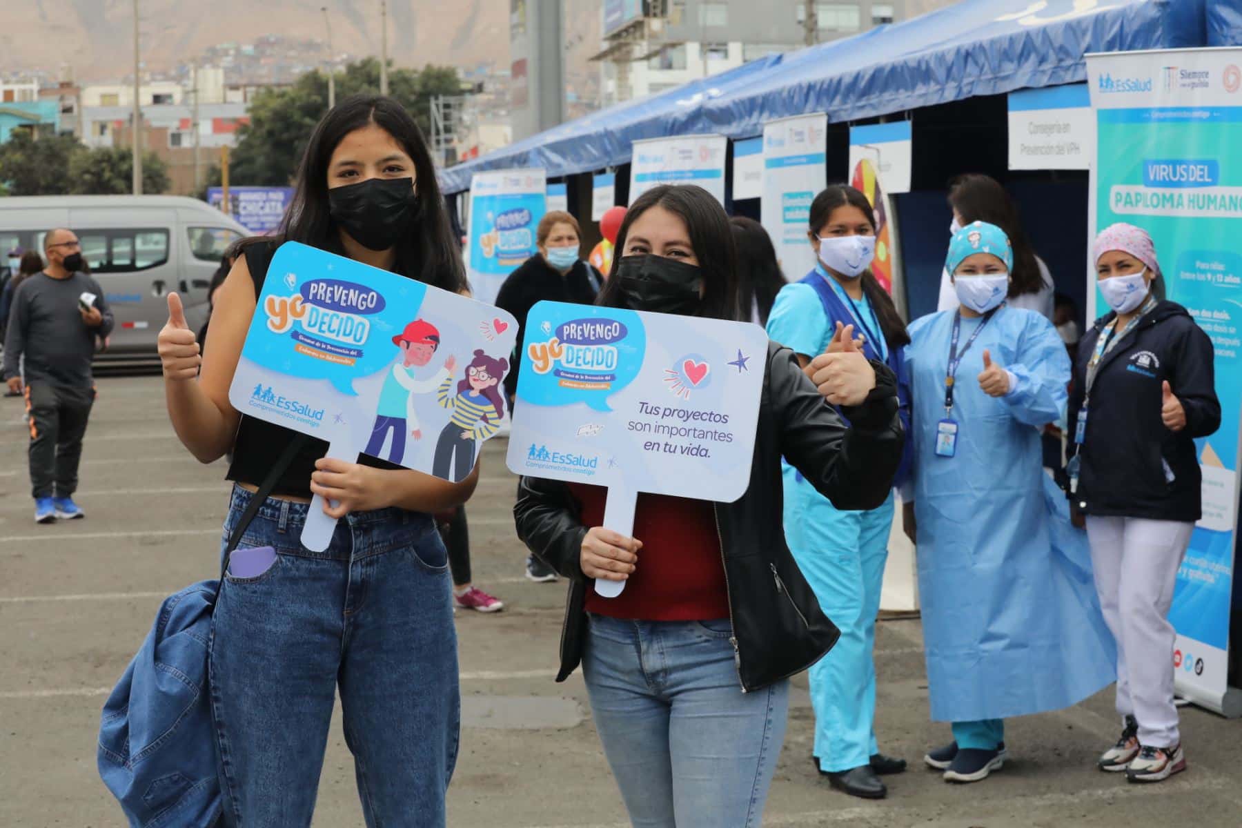 Jóvenes recibieron información para prevenir embarazos no deseados en campaña de Essalud |  noticias