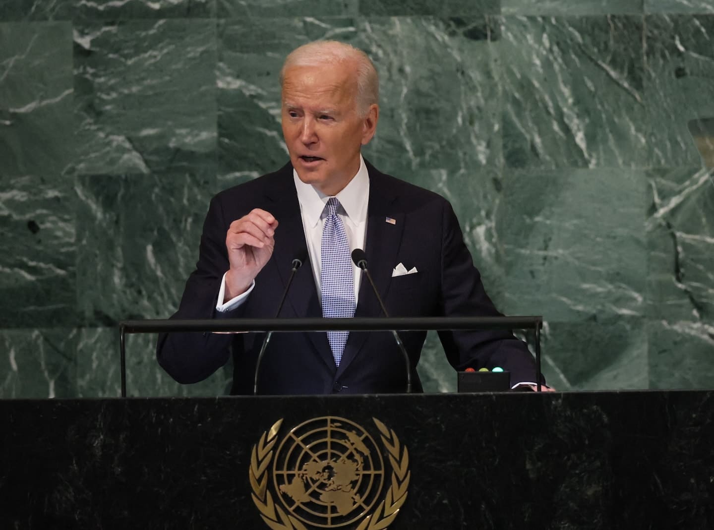 IR Coetus Generalis nuntium novissimum: Biden in loquela Russiam increpat