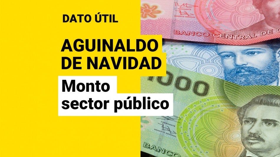 Aguinaldo de Navidad: Este es el monto que recibirá el sector público