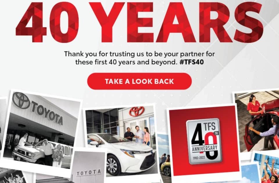 Toyota Motor Credit Corporation celebra su 40 aniversario