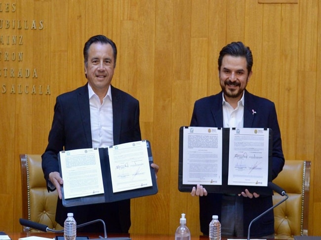 Firman IMSS y Gobierno de Veracruz convenio para intercambiar información fiscal