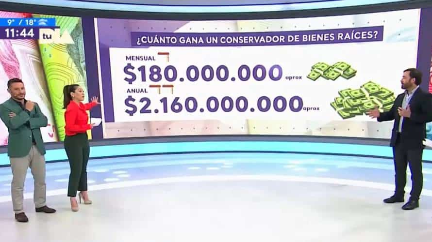 Polémica por sueldo de 180 millones a conservadora de Bienes Raíces – Canal 13