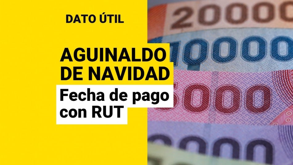 Aguinaldo de Navidad: Revisa con tu RUT cuando recibes el pago