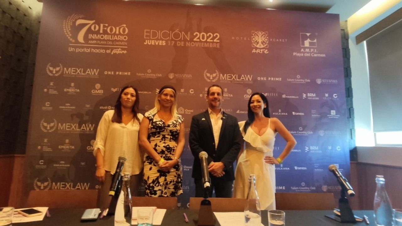 Playa del Carmen será sede del “7º Foro Inmobiliario; un portal hacia el futuro”