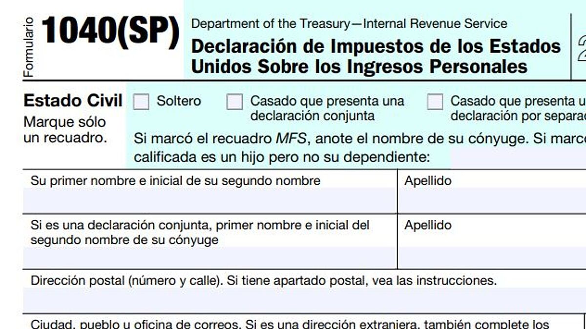 IRS Formulario 1040: Cmo presentarlo y cules son los diferentes tipos