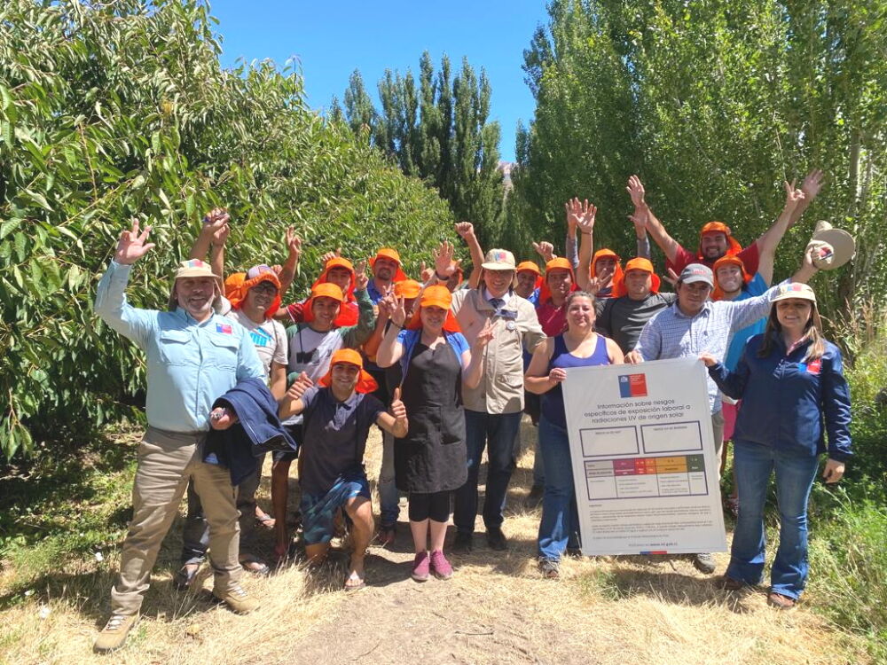 En Chile Chico ISL y Seremi de Trabajo difundieron campaña “Ultra Sol Ultra Protección”